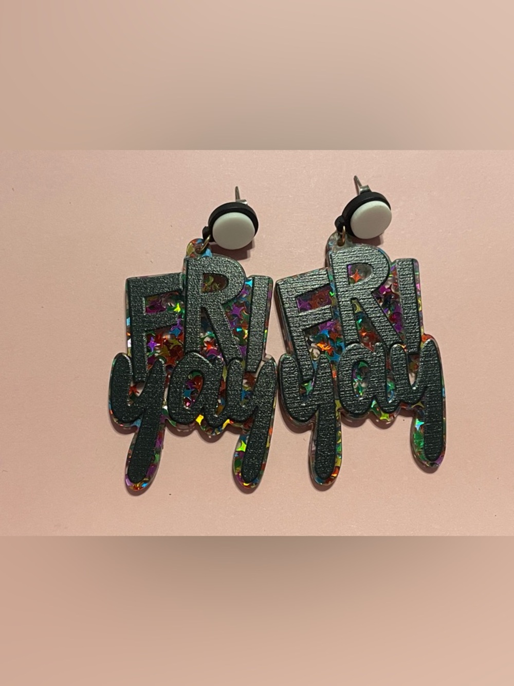 Pierced Costume Statement Friyay Earrings #9297